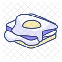 Breakfast sandwich  Icon