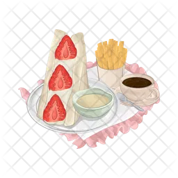朝食サンドイッチセット  アイコン