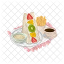 Breakfast Food Sandwich Icon