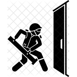 Breaking door Icon