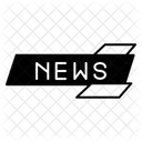 Breaking news banner  Icon