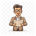 News Media Reporter Icon