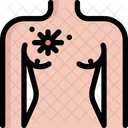 Breast Cancer Virus Icon