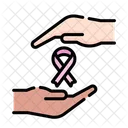 Breast Cancer ribbon  Icon
