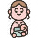 Breastfeeding Baby Mother Icon