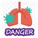 Breath Lungs Organ Icon