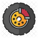 Bremsen Scheibenbremse Olbremse Symbol