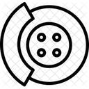Bremse Auto Scheibe Symbol