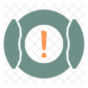 Bremswarnung Auto Bremse Symbol