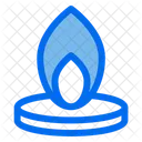 Brennen Feuer Rabatt Symbol