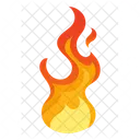 Brennende Flamme  Symbol