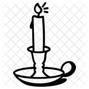 Brennende Kerze  Symbol