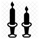 Brennende Kerzen  Symbol