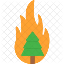 Brennender Baum  Symbol