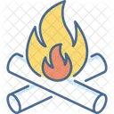 Brennholz Lagerfeuer Feuer Symbol