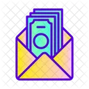 Bribe Cash Envelope Icon