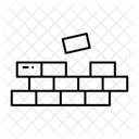 Brick Wall Construction Icon
