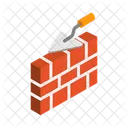 Brick Wall Shovel Icon