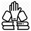Brick and hand  Icon