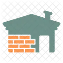 Brick House Civil Engineering Construction Icon
