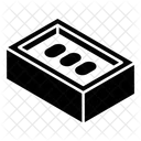 Brick Cement Block Concrete Block Icon