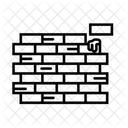 Brick Masonry Construction Icon