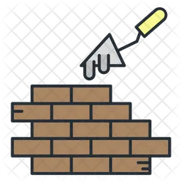 Brick Layering  Icon