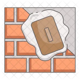 Brick Plastering  Icon