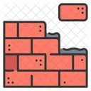 Brick Wall Construction Bricks Icon