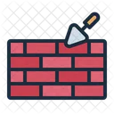 Brick Wall Architecture Worker Icon