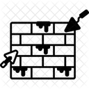 Brick Wall Construction Building Icon
