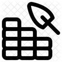 Brick Wall Construction Masonry Icon