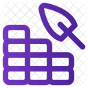 Brick Wall Construction Masonry Icon