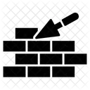Brick Work Brick Wall Cement Work Icon