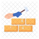 Bricklaying Masonry Hammer Brick Hammer Icon