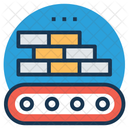 Bricks Loading Conveyor Icon
