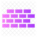 Brickwork Wall Construction Icon