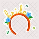 Bridal Headband Wedding Headband Hair Accessory Icono