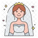 Bride Woman Girl Icon