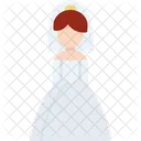 Bride Girl Weeding Icon