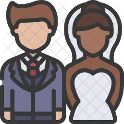 Bride and groom  Icon