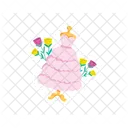 Bridal Dress Costume Wedding Dress Icon
