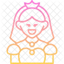 Bride Wedding Bride Dress Icon