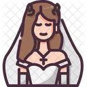 Bride Woman Bride Dress Icon