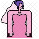 Bride Dress Femal Icon