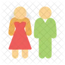 Bride Groom Couple Icon