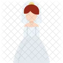 Bride Girl Weeding Icon