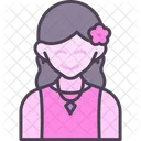 Bridesmaid Woman Wedding Icon