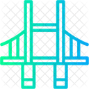 Bridge Span Crossing Icon