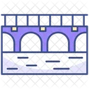 橋、建築、建物 アイコン